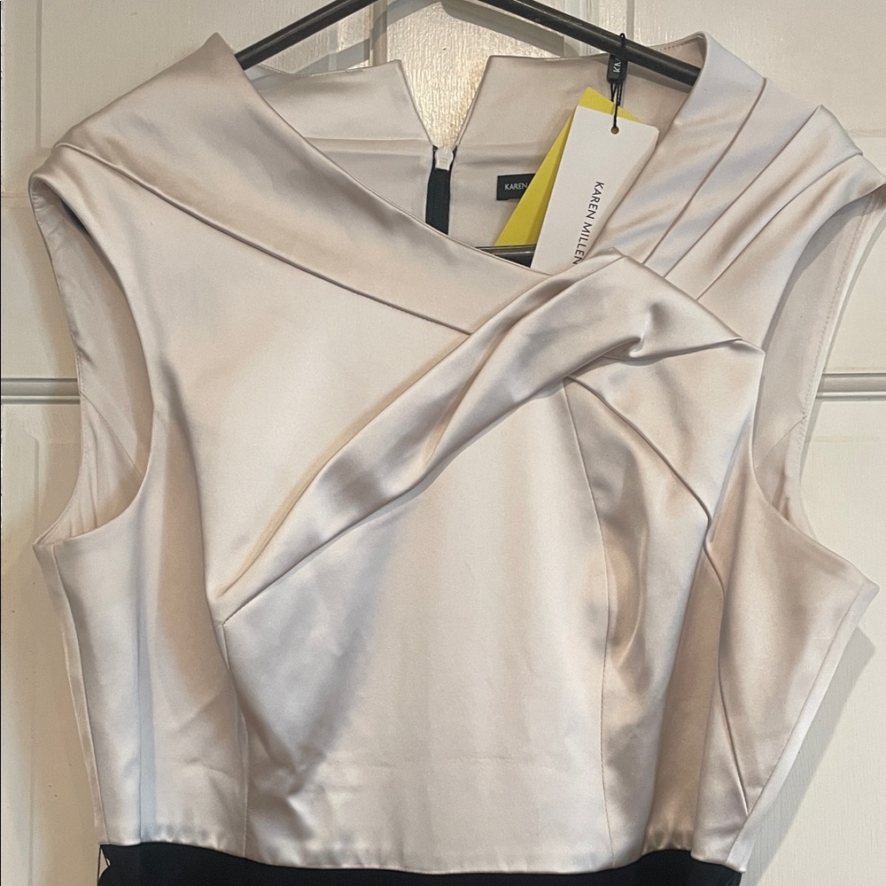 Karen Millen White and Black Jumpsuit - Picture 5 of 8